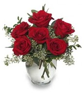 Vazo içerisinde 5 adet kırmızı gül  Ordu ucuz çiçek gönder 