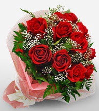 12 adet kırmızı güllerden kaliteli gül  Ordu çiçekçiler 